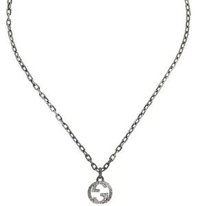 Gucci Interlocking Textured G Necklace